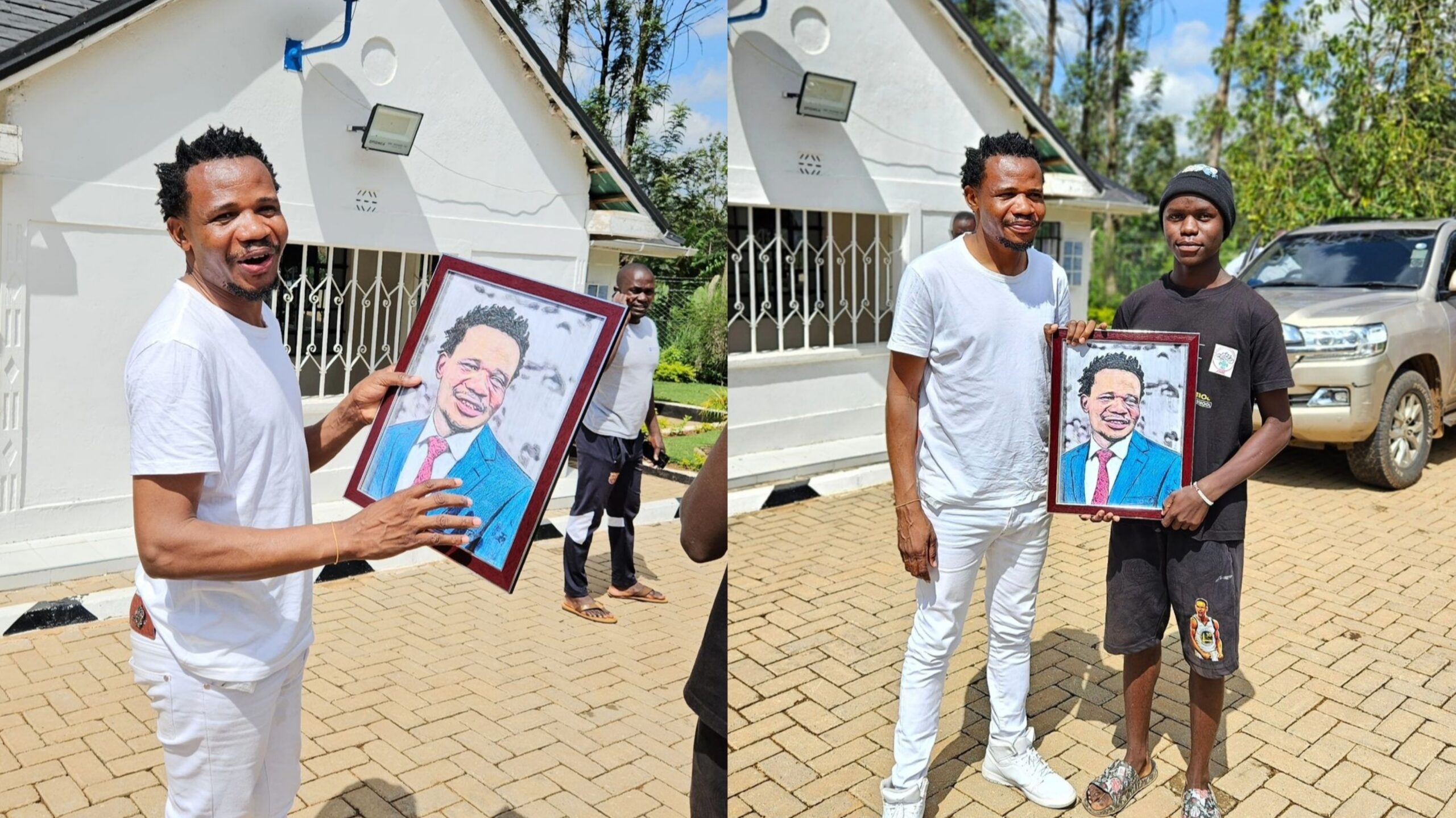 Mi Ni Lightskin Peter Salasya Excited After Receiving Portrait From