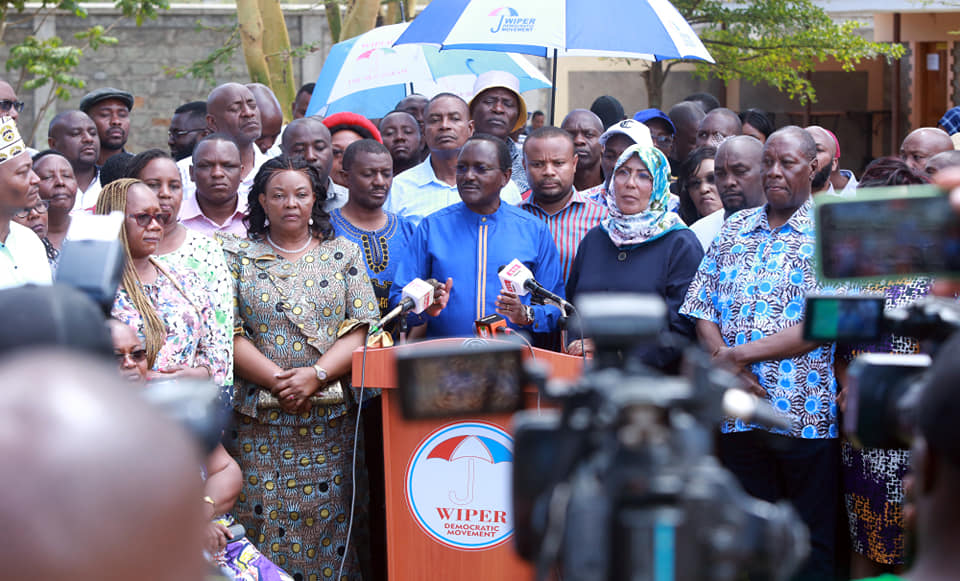 Kalonzo's Wiper Resolve To Support Azimio's People's Baraza - Mideyah 