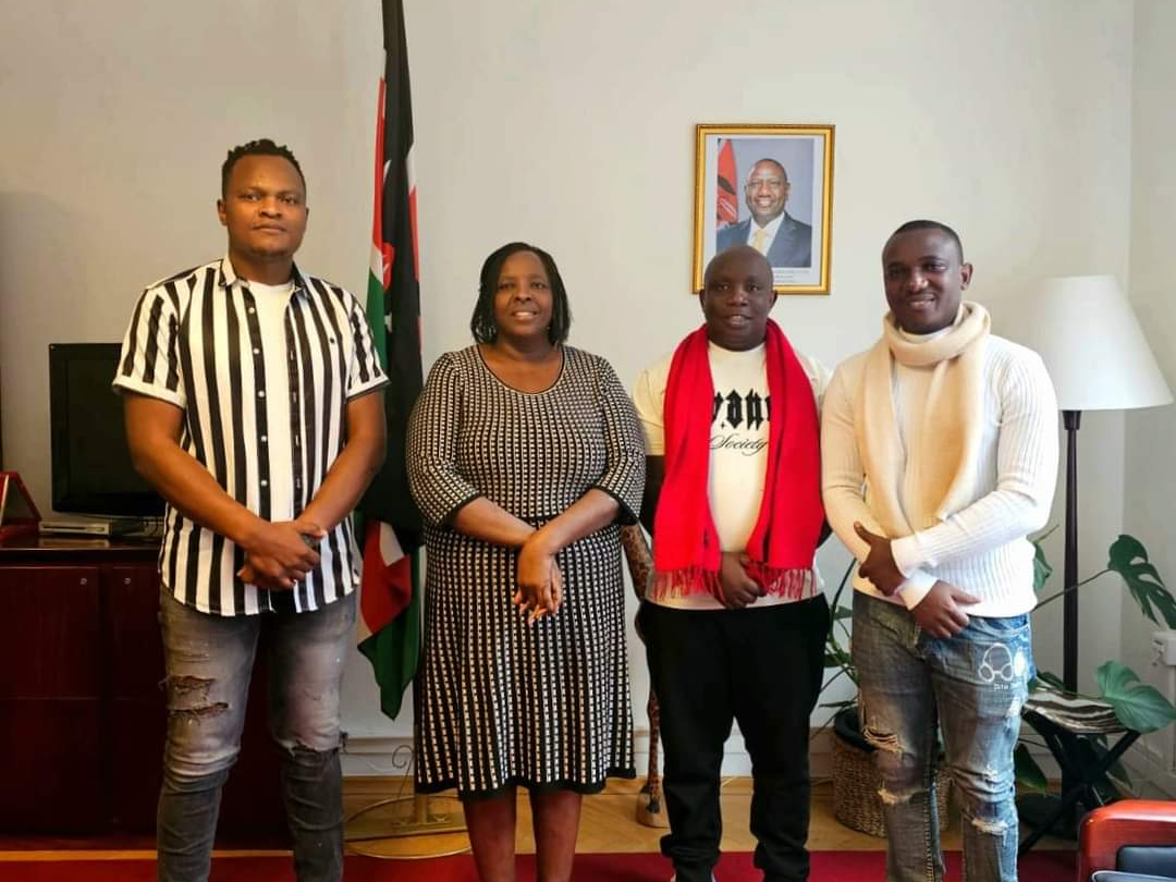 He shared a video in his socials visiting the Kenyan Embassy in Sweden to visit the Kenyan ambassador. Video recorded in the ambassador’s office depicted an exited Cassypool.